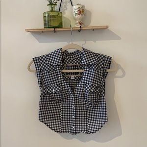Vintage Guess Cropped Shirt Gingham